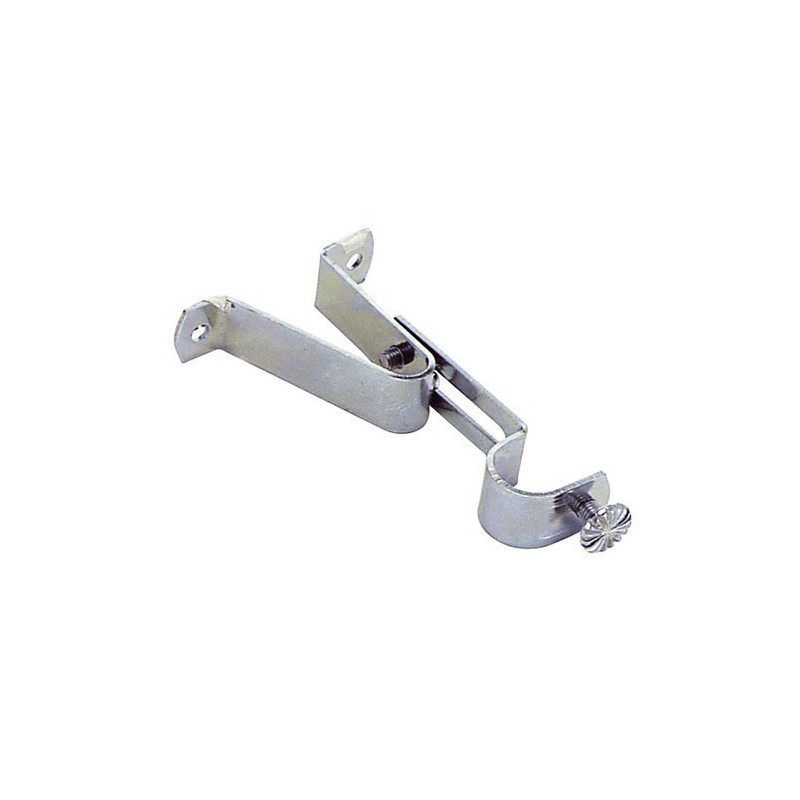 Soporte Barra 16 mm.Ø CromoFrontal Extensible ORYX