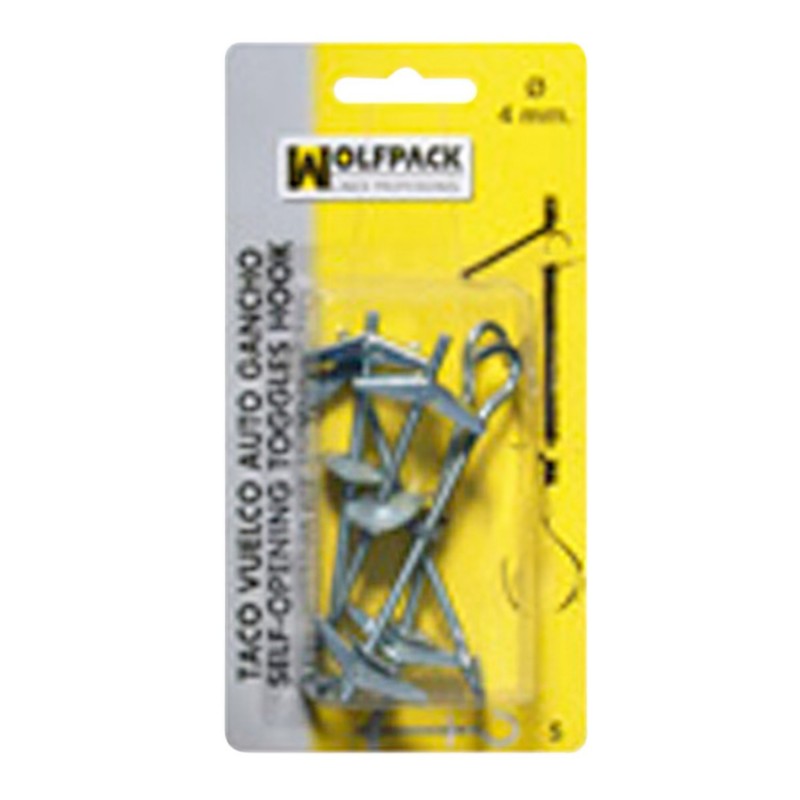 Taco Vuelco Auto Gancho M 4 (5 Piezas) WOLFPACK