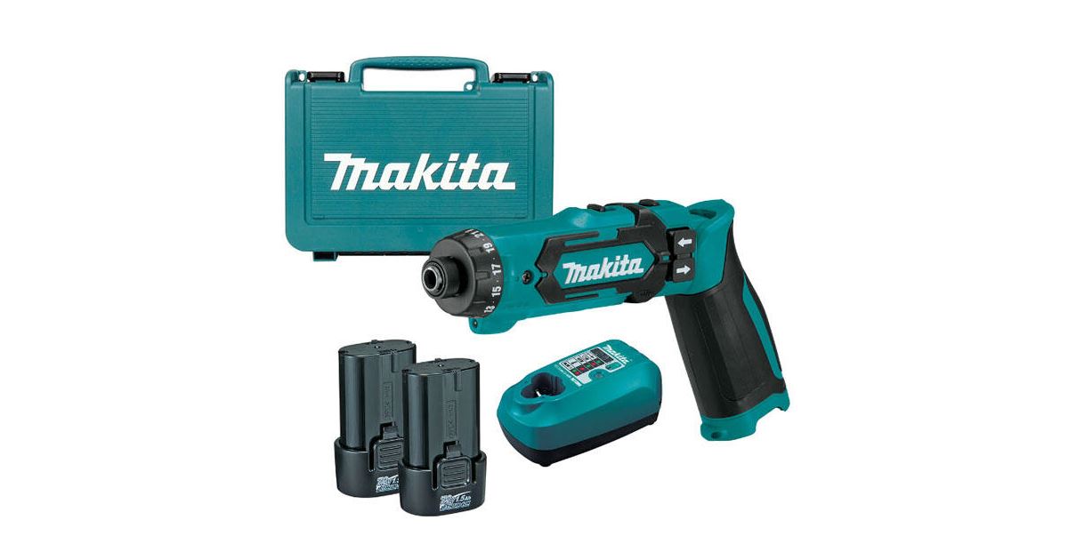 Taladro atornillador Makita Aku 7,2V Li-ion DF012DSE
