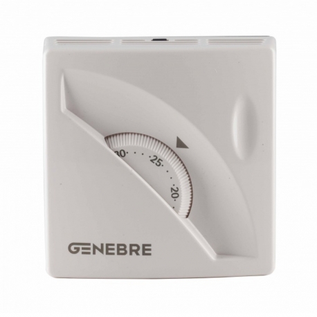 Termostato calefaccion de ruleta 3911 genebre blanco