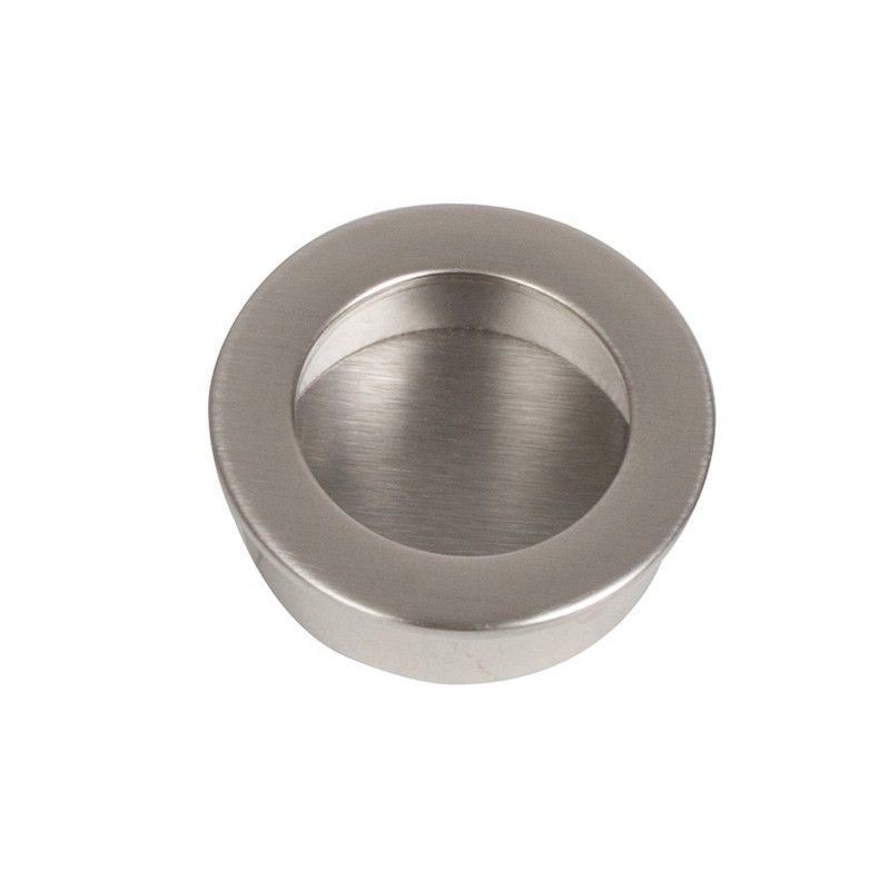 Tirador Zamak. Ø 40 Mm.Níquel Cepillado. 5926D1 Estamp