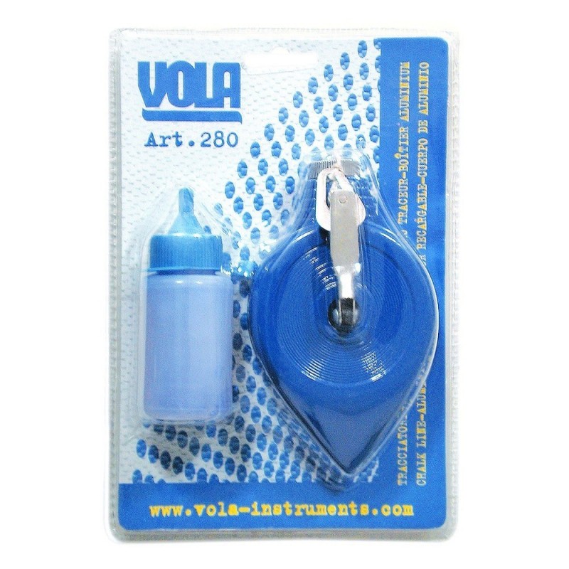 Tiralínea 25 m Aluminio Vola