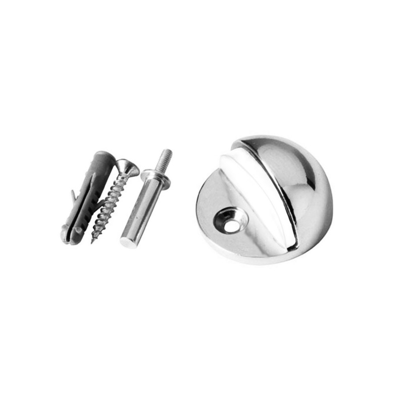 Tope Puerta Wolfpack Atornillar Acero Inoxidable Plata mate