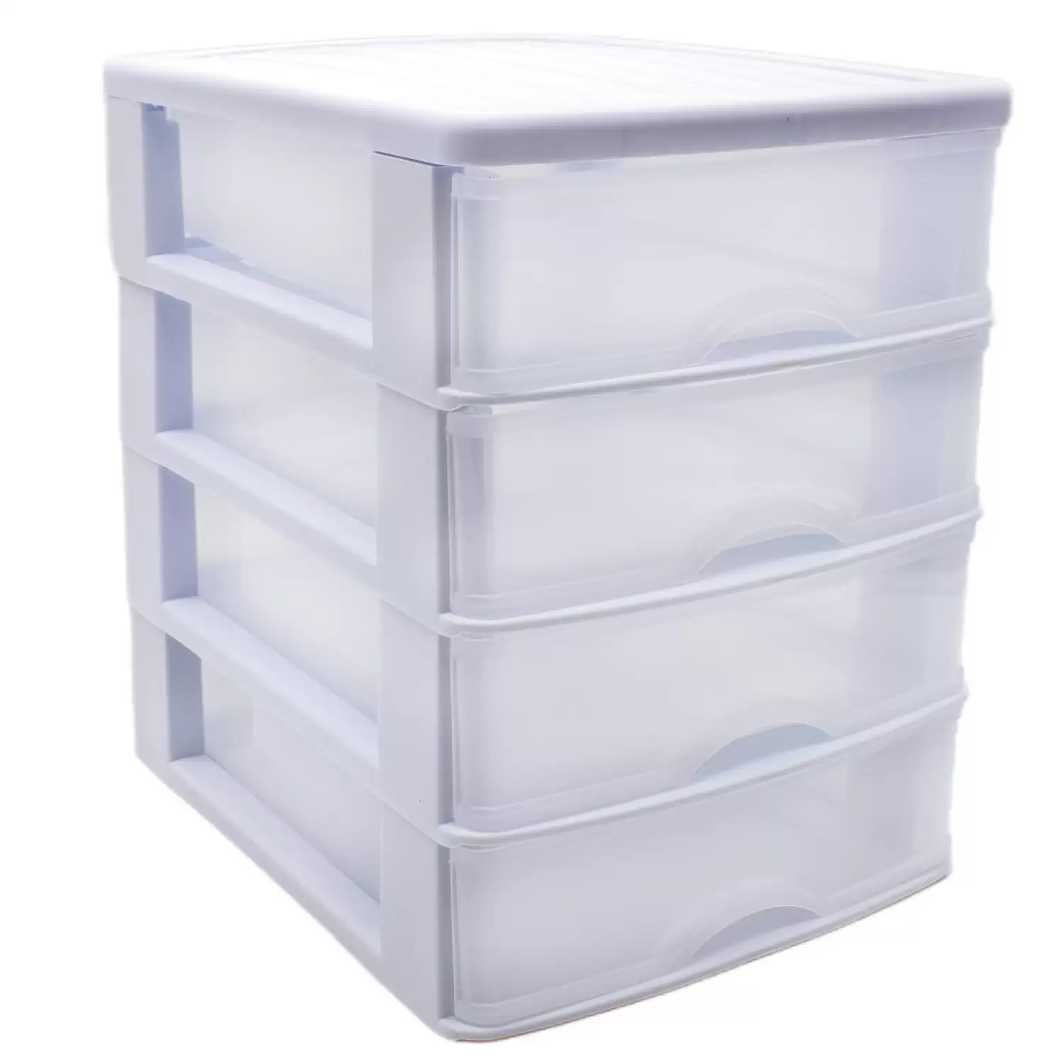 Torre De Almacenamiento Con 4 Cajones 35 Cm Blanco