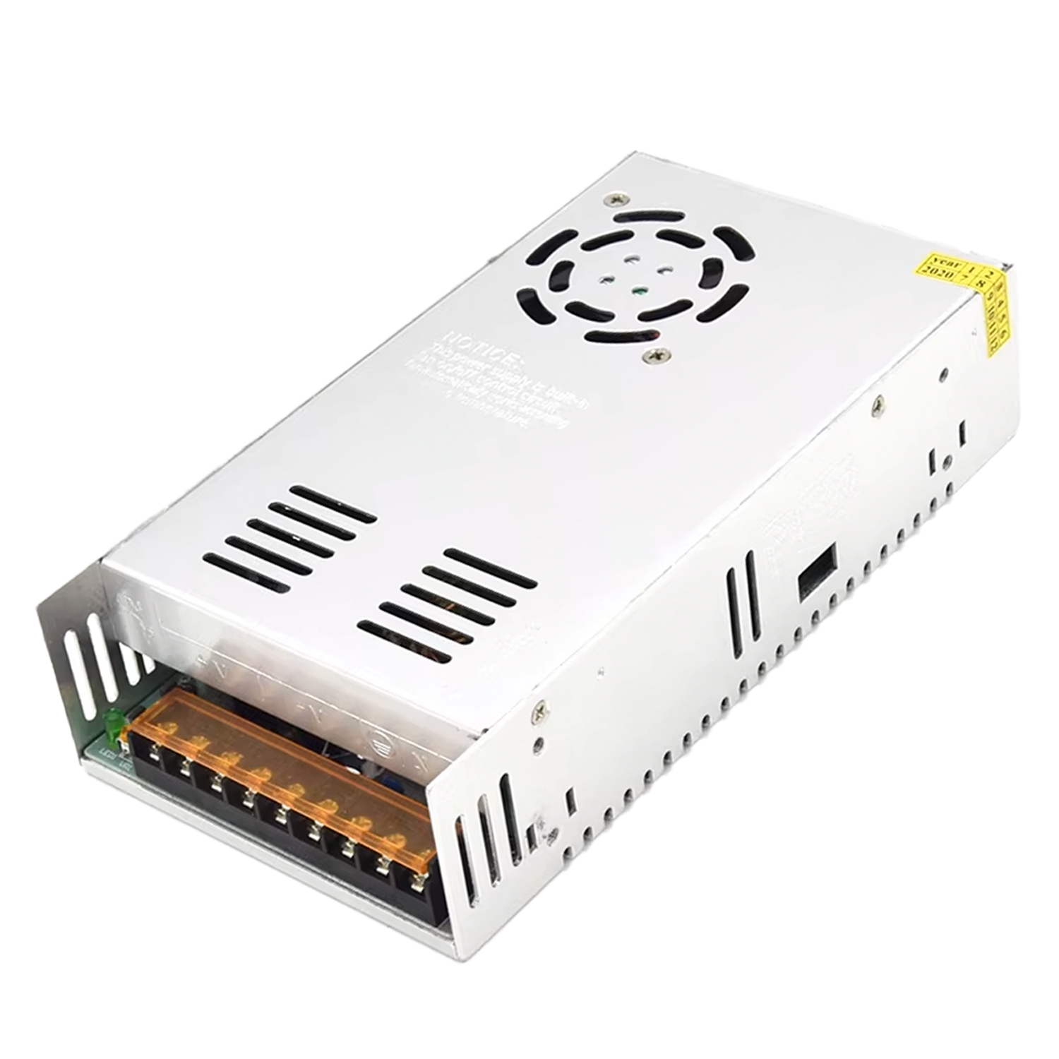 Transformador LED 24VDC 12.5A  Plateado  300W