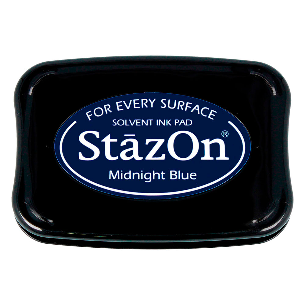 Almohadilla-Stazon Grande Midnight Blue 95x65Mm.