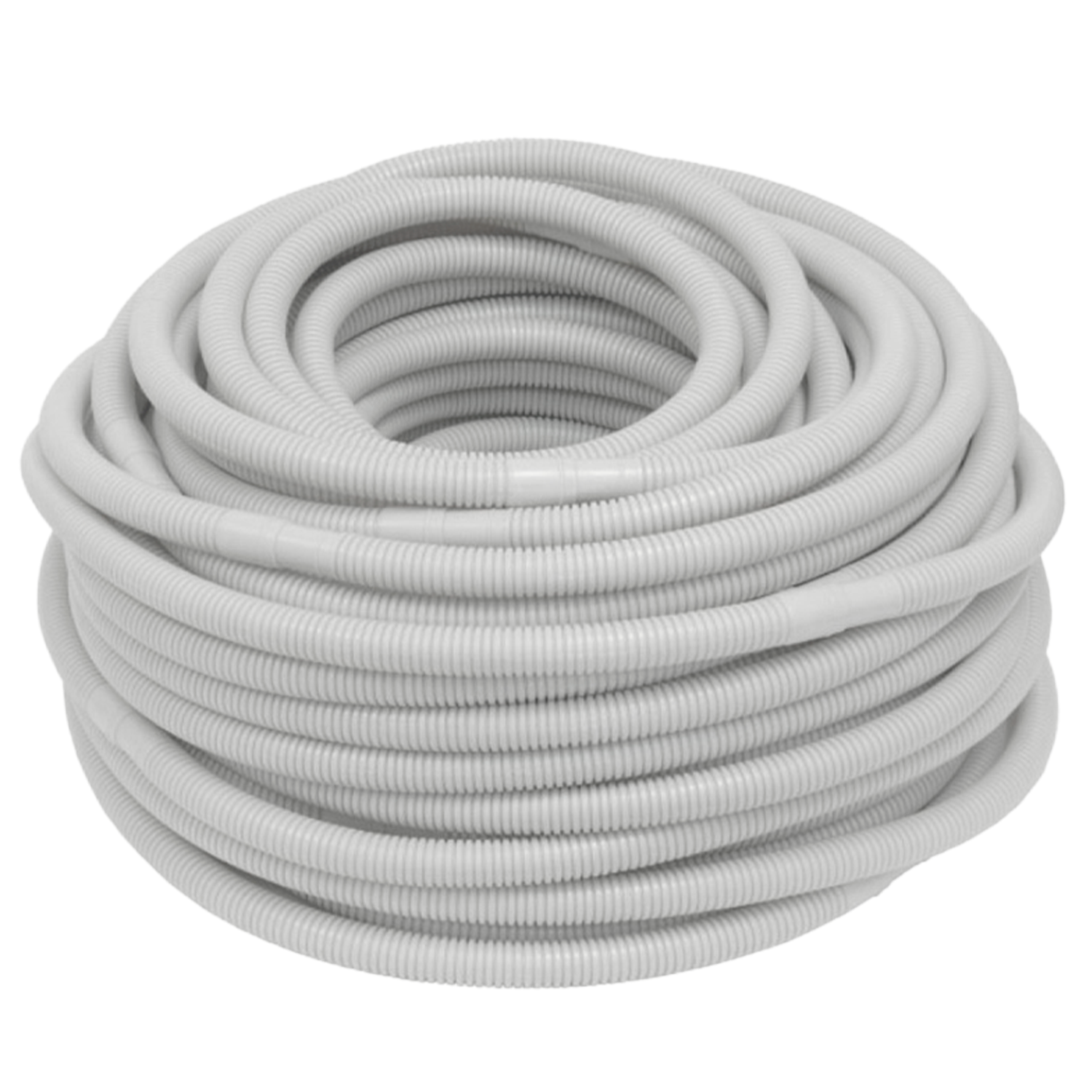 Tubo Corrugado Doble Capa 50 Metros Blanco