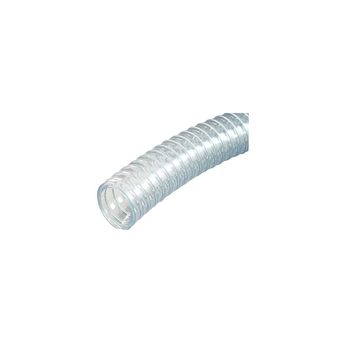Tubo PVC Reforzado Alambre Interior Ø18mm Exterior Ø24mm para Envasadora al Vacío x Metro