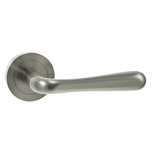 Manivelas con roseta - Juego Manivelas con Roseta Mauro Níquel Satinado