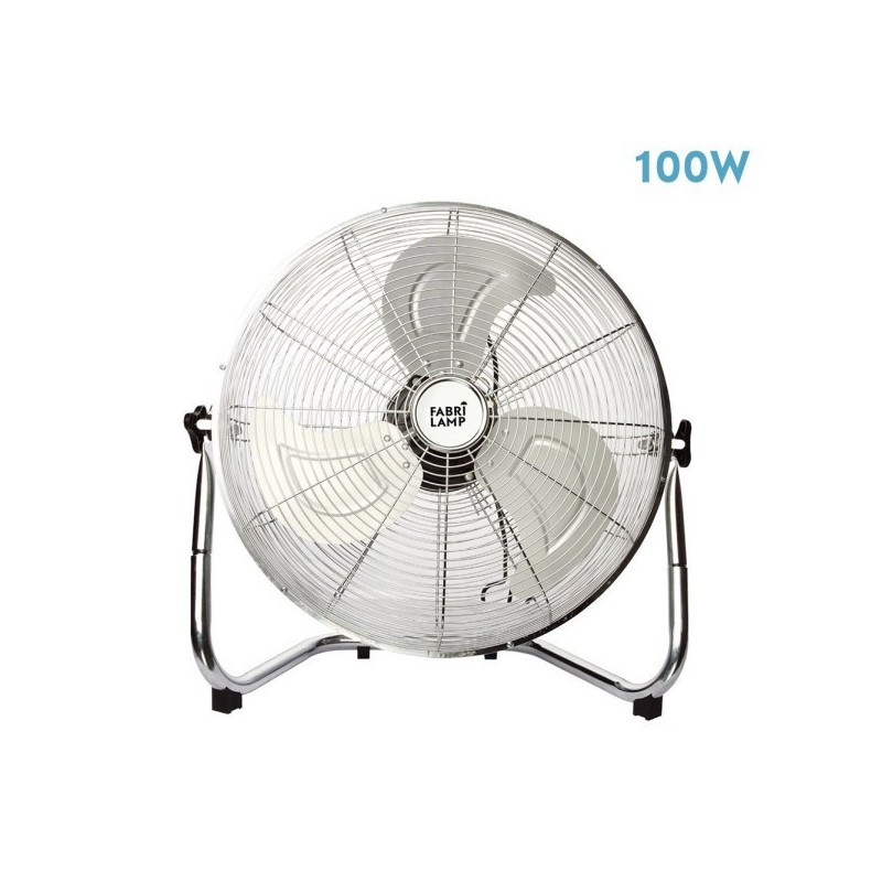 Ventilador Industrial Libis 100w Cromo 52d 3 Velocidades 54x56x22 Cm
