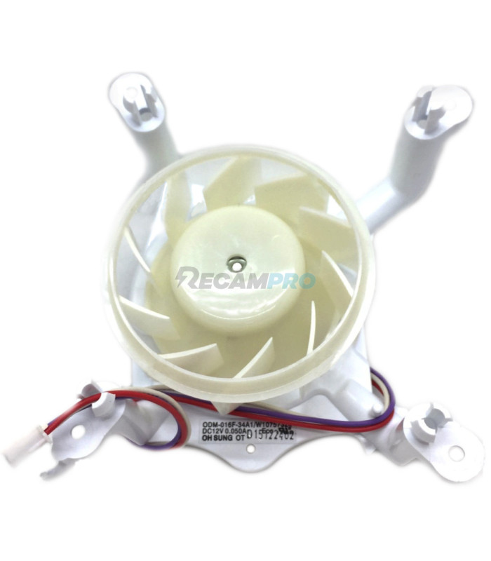 VENTILADOR PARA FRIGORÍFICO BAUKNECHT, WHIRLPOOL 481010757324