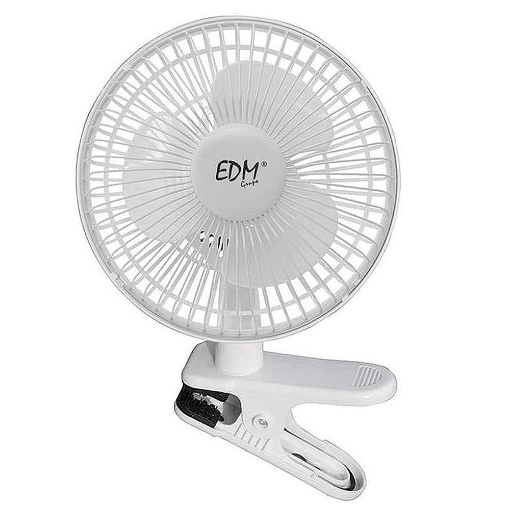 Ventilador Pinza Blanco 15w 2 Velocidades 15 cm Diámetro