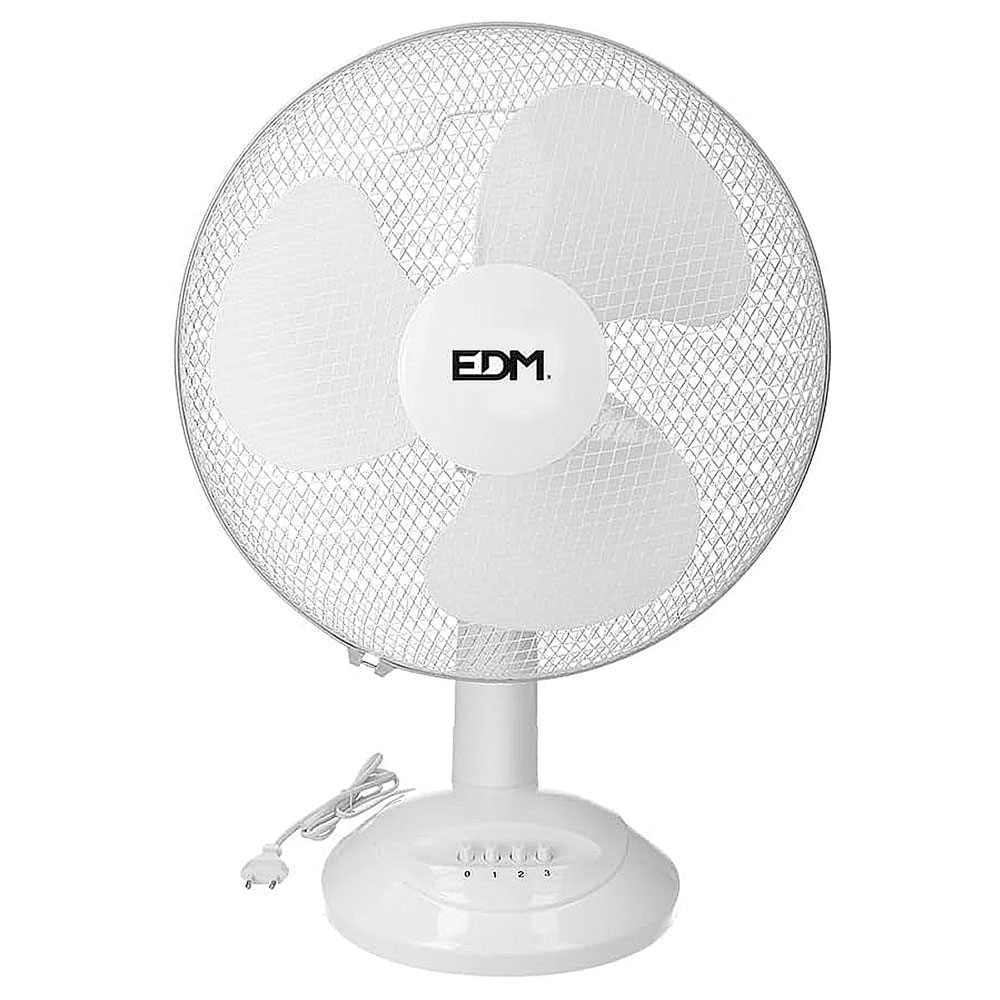 Ventilador Sobremesa Blanco 45w 2 Velocidades Diámetro: 40 cm