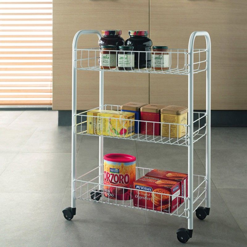 Verdulero Con Ruedas 3 Alturas Siena 114Y3 Metaltex