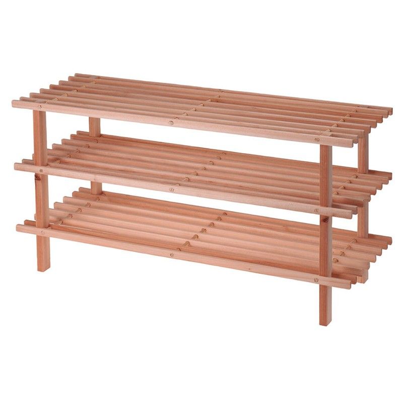 Zapatero Madera 3 Alturas 77X26X40 Cm 555B938
